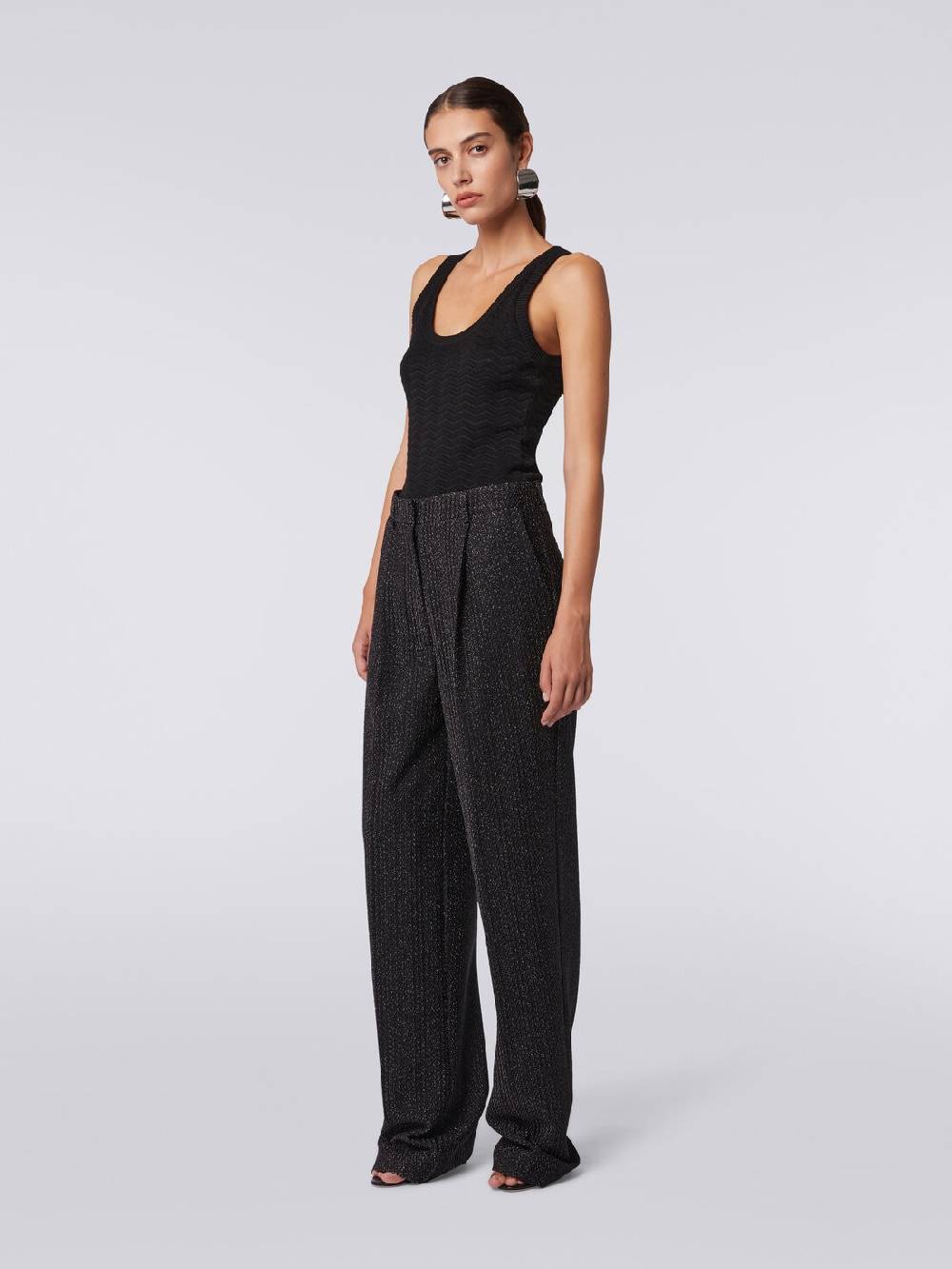 Missoni Pantaloni in misto viscosa lamé Vendita Calda