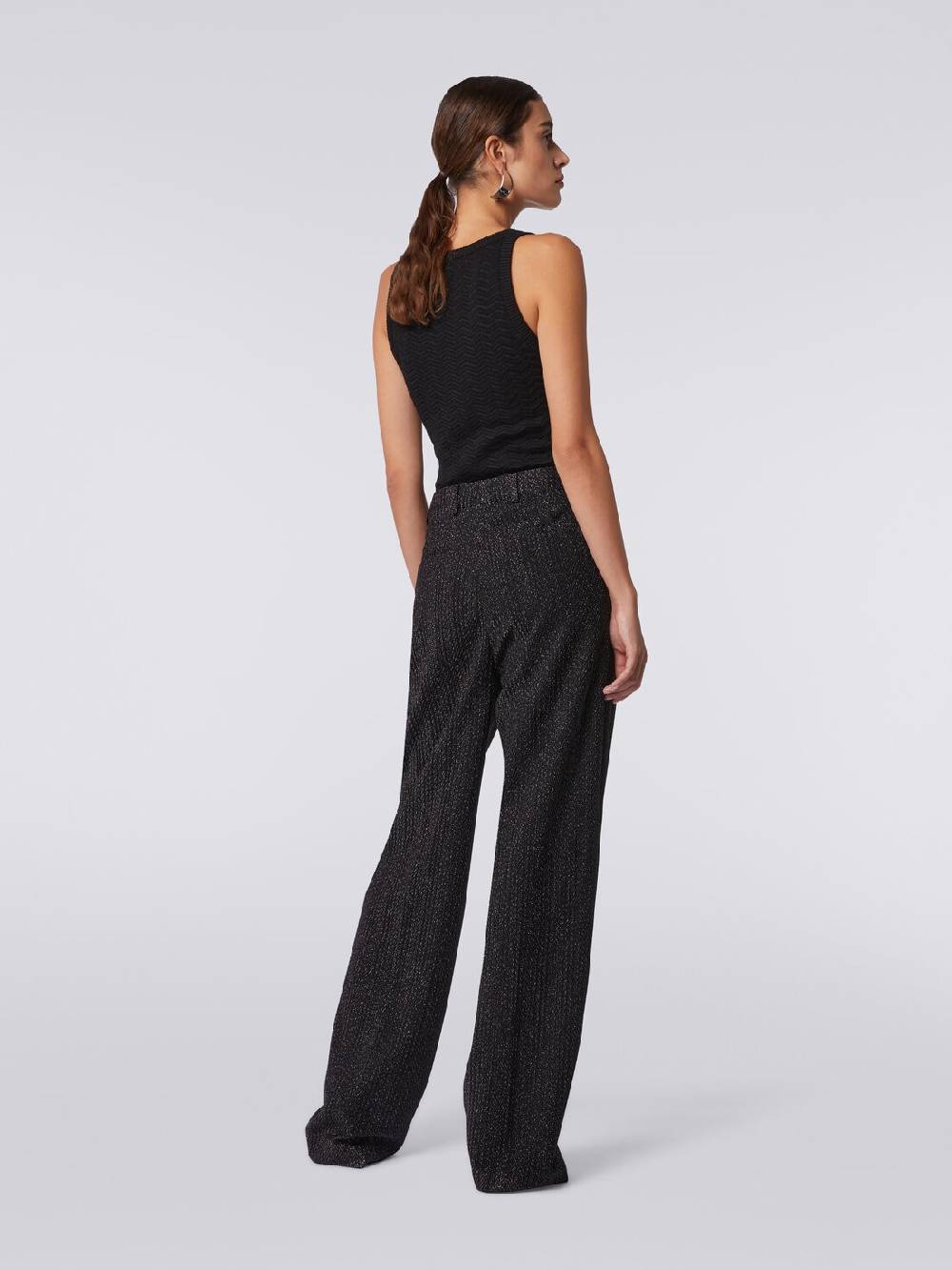 Missoni Pantaloni in misto viscosa lamé Vendita Calda