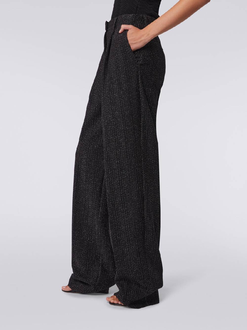 Missoni Pantaloni in misto viscosa lamé Vendita Calda