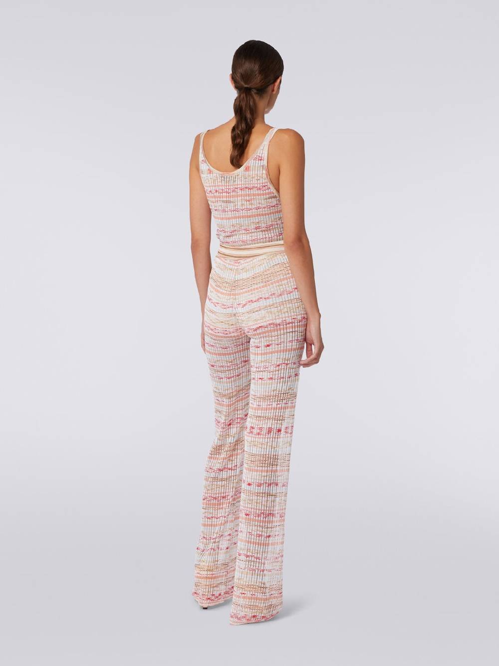 Missoni Pantaloni a costine in maglia di viscosa fiammata Vendita Economica