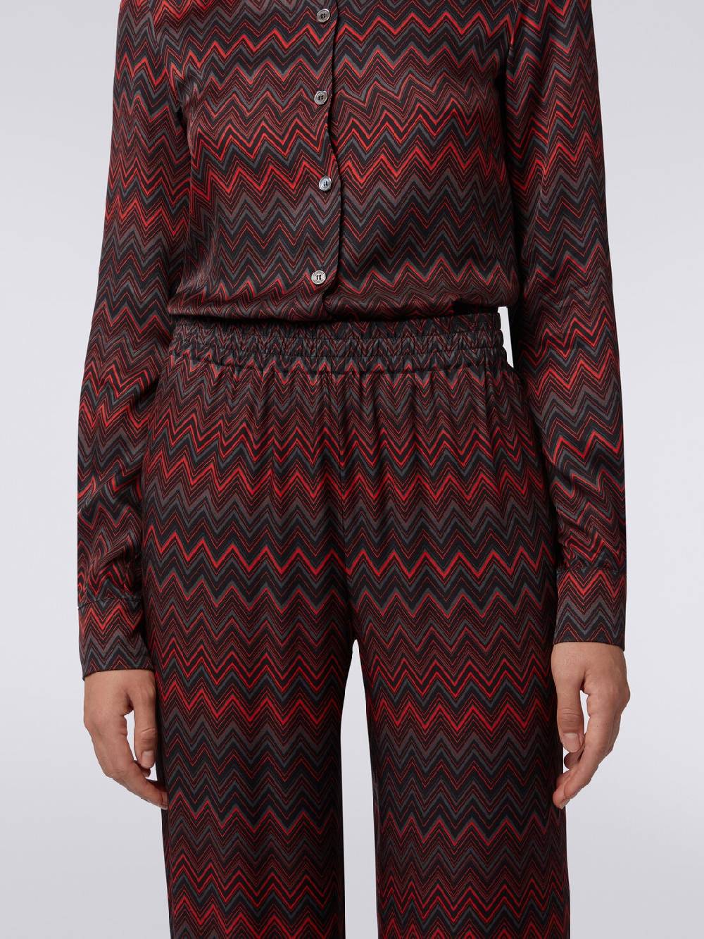 Missoni Pantaloni in viscosa jacquard a zig zag I Più Venduti