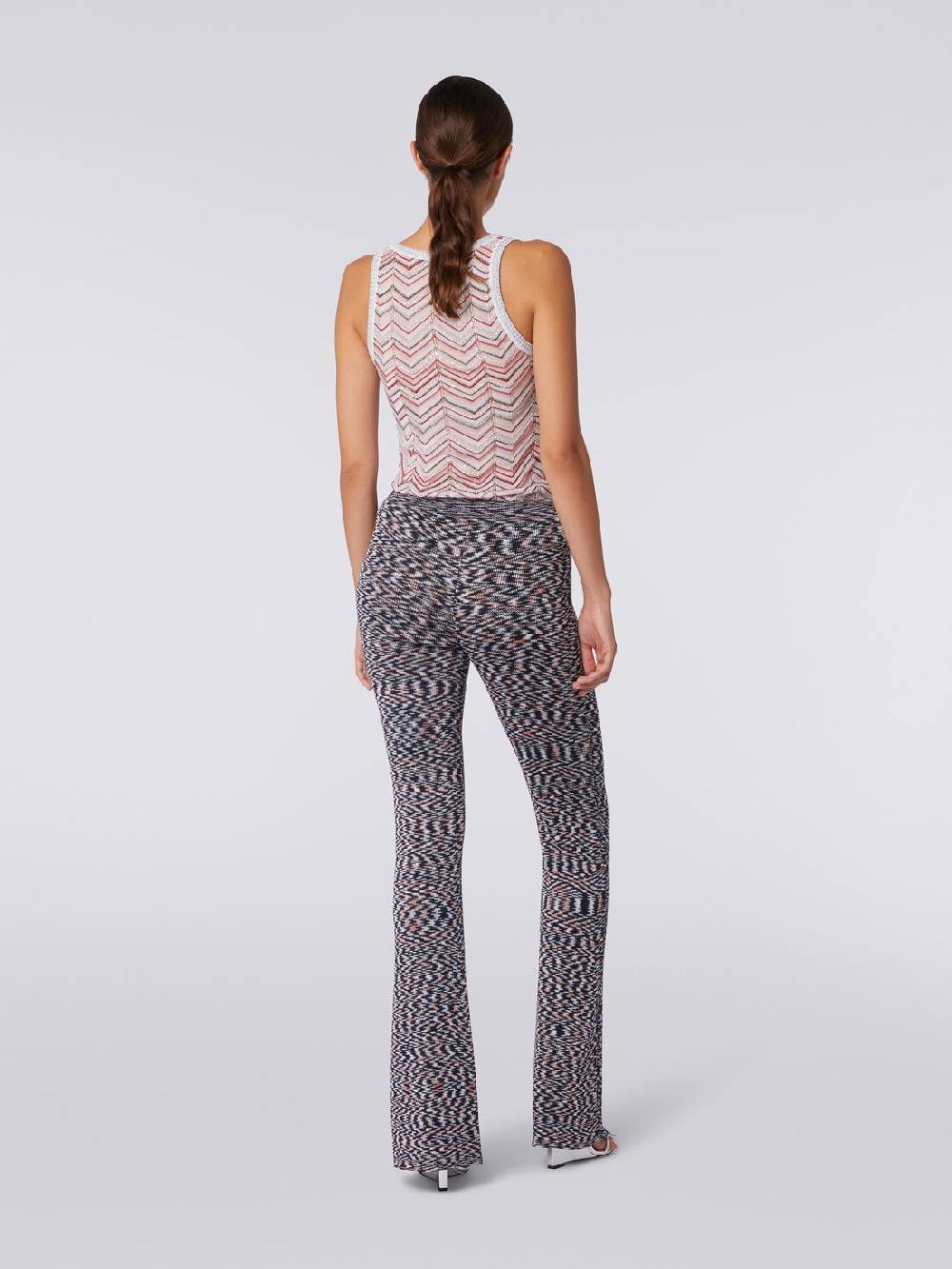 Missoni Pantaloni flare in misto viscosa fiammata In Saldo