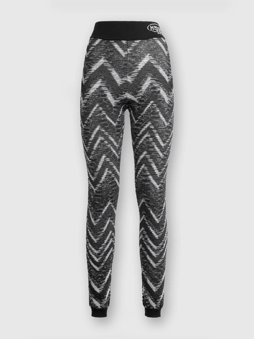 Missoni Leggings in maglia con lurex e logo 2025