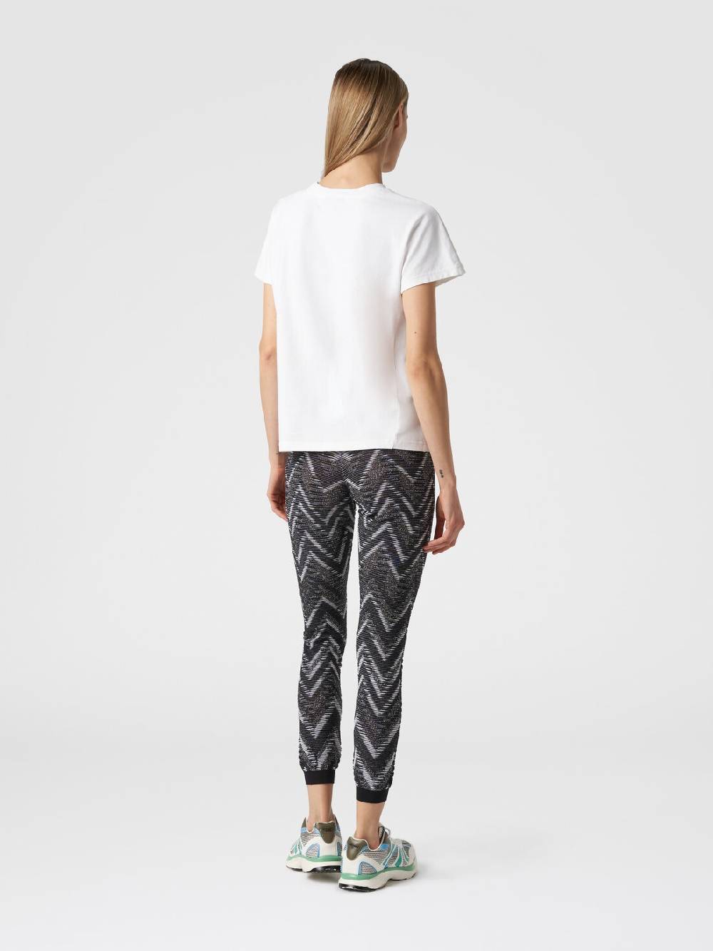 Missoni Leggings in maglia con lurex e logo 2025