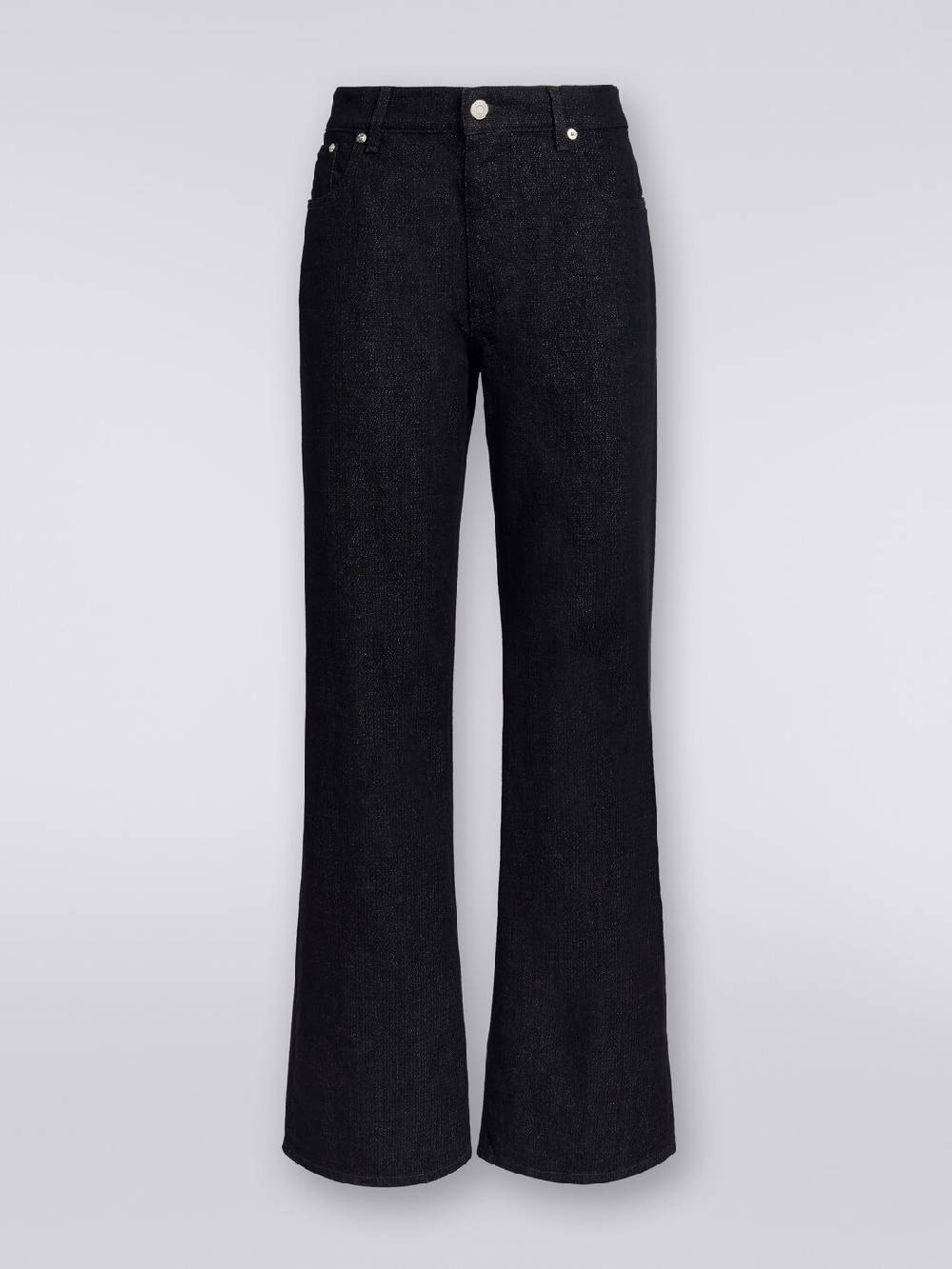 Missoni Pantaloni cinque tasche in denim lamé In Linea