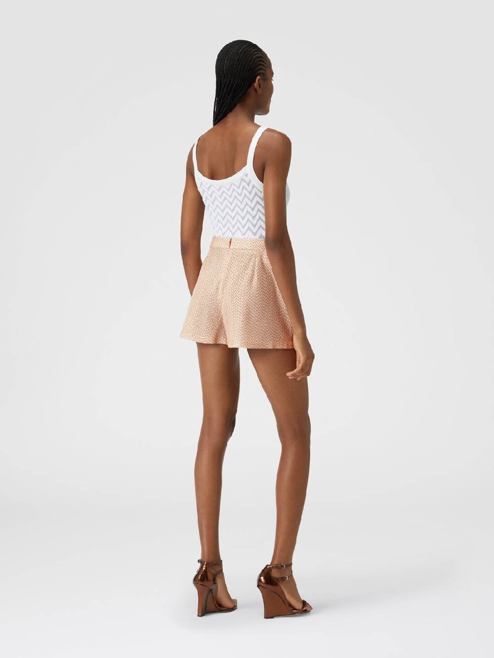 Missoni Shorts in misto viscosa lamé chevron Soddisfazione Garantita