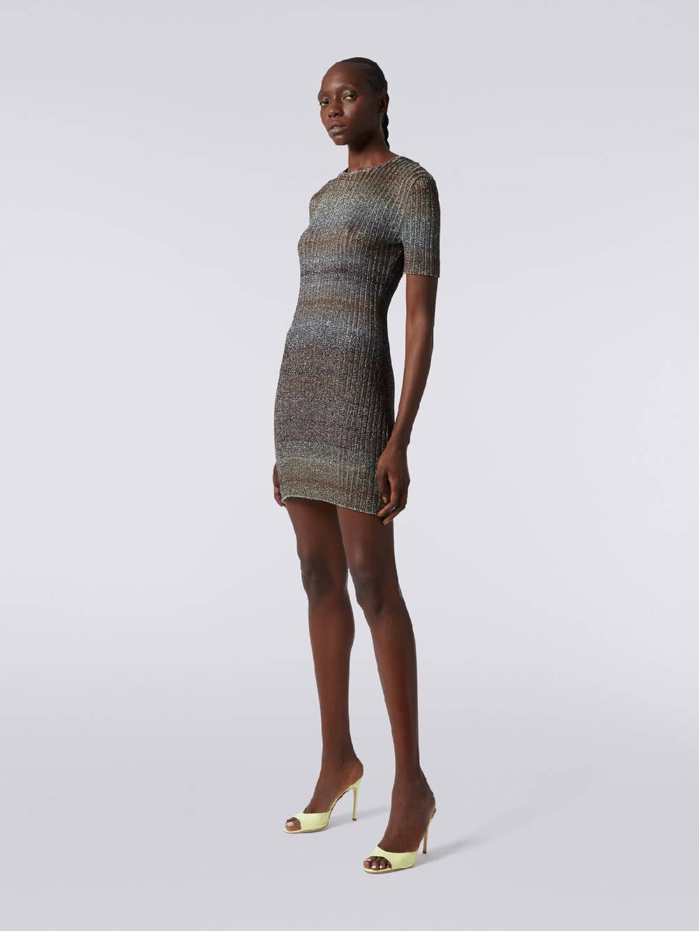 Missoni Mini-abito girocollo a costine con lurex Negozi Online