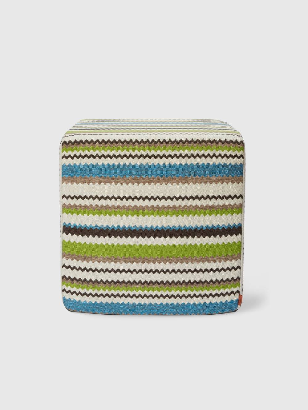 Missoni Pouf da esterno cubico Cancun chevron 40x40x40 cm Promozione temporanea