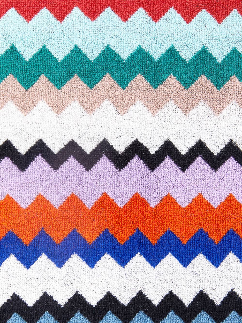 Missoni Telo mare 100x180 cm Riverbero in spugna di cotone zig zag Fino al 65% di sconto