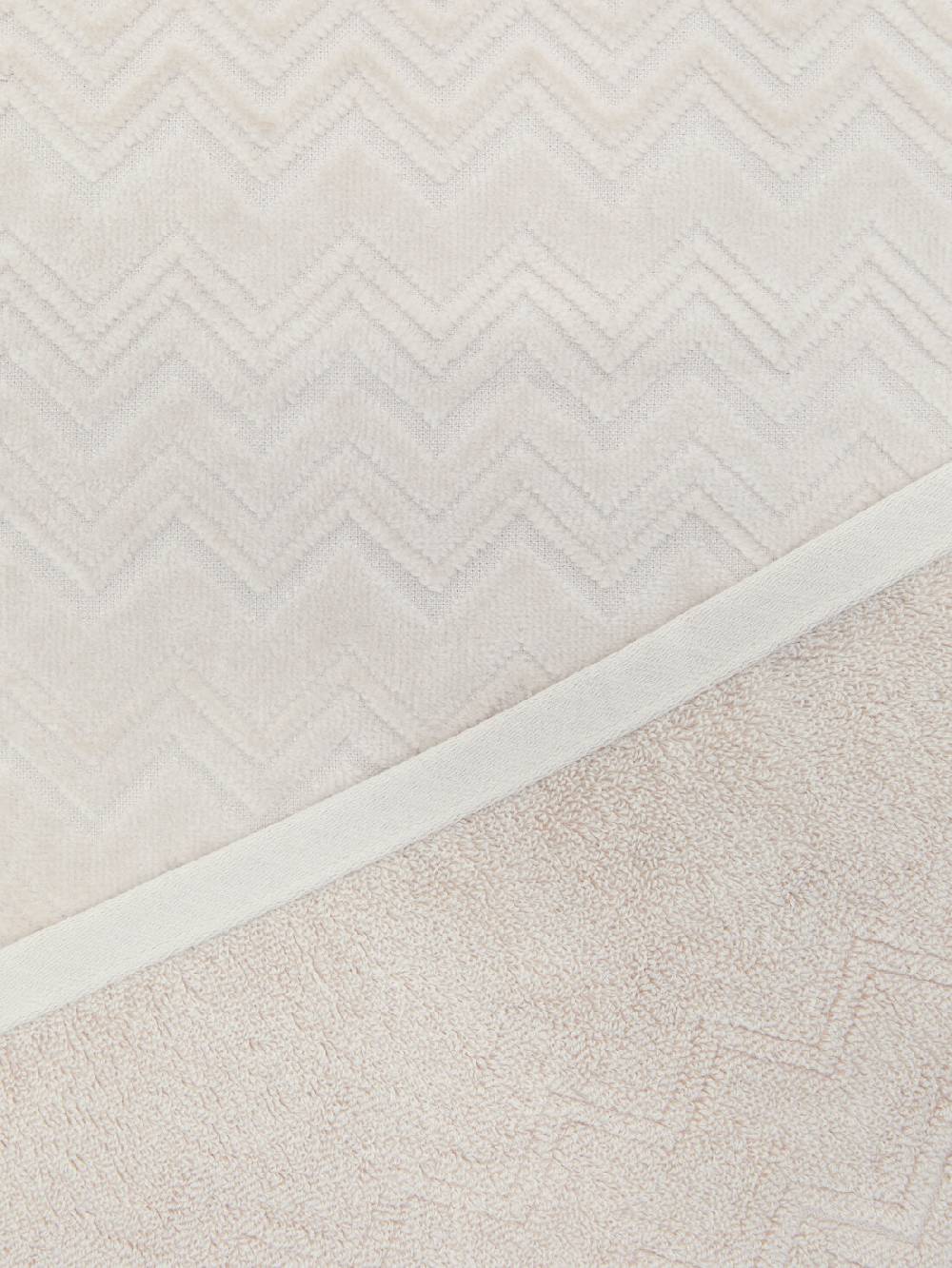 Missoni Set 2 pezzi di asciugamani da bagno Chalk in spugna di cotone zig zag Only for today