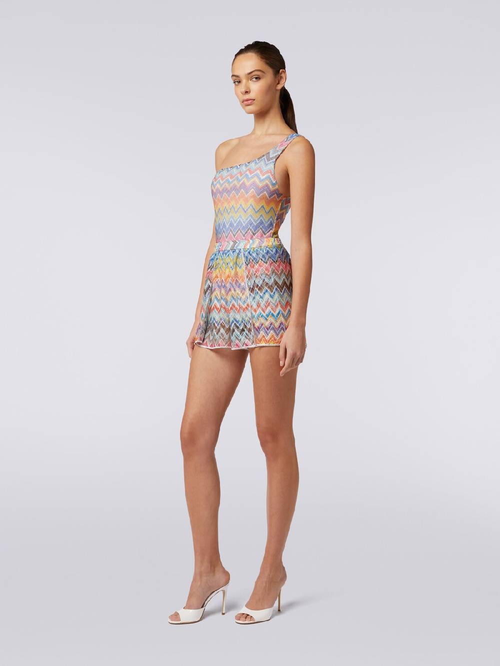 Missoni Shorts copricostume con stampa zig zag e lurex Super sconto