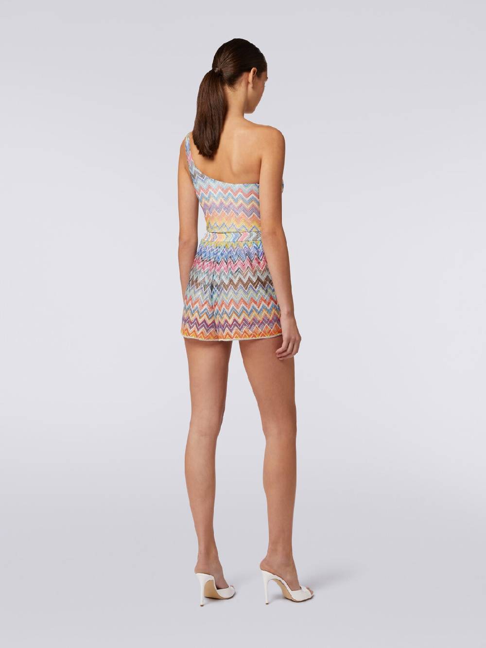 Missoni Shorts copricostume con stampa zig zag e lurex Super sconto