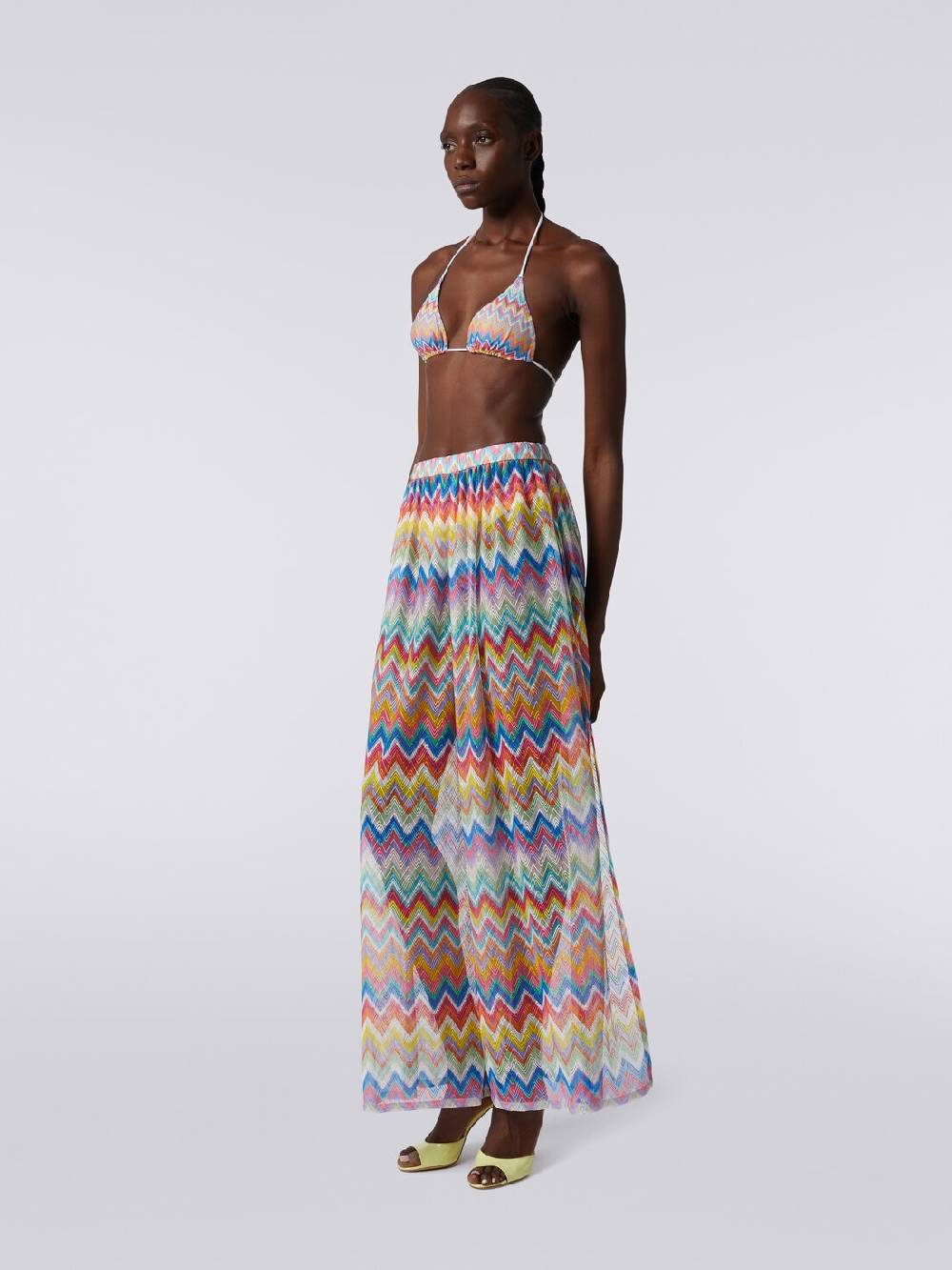 Missoni Pantaloni copricostume con stampa zig zag In vendita