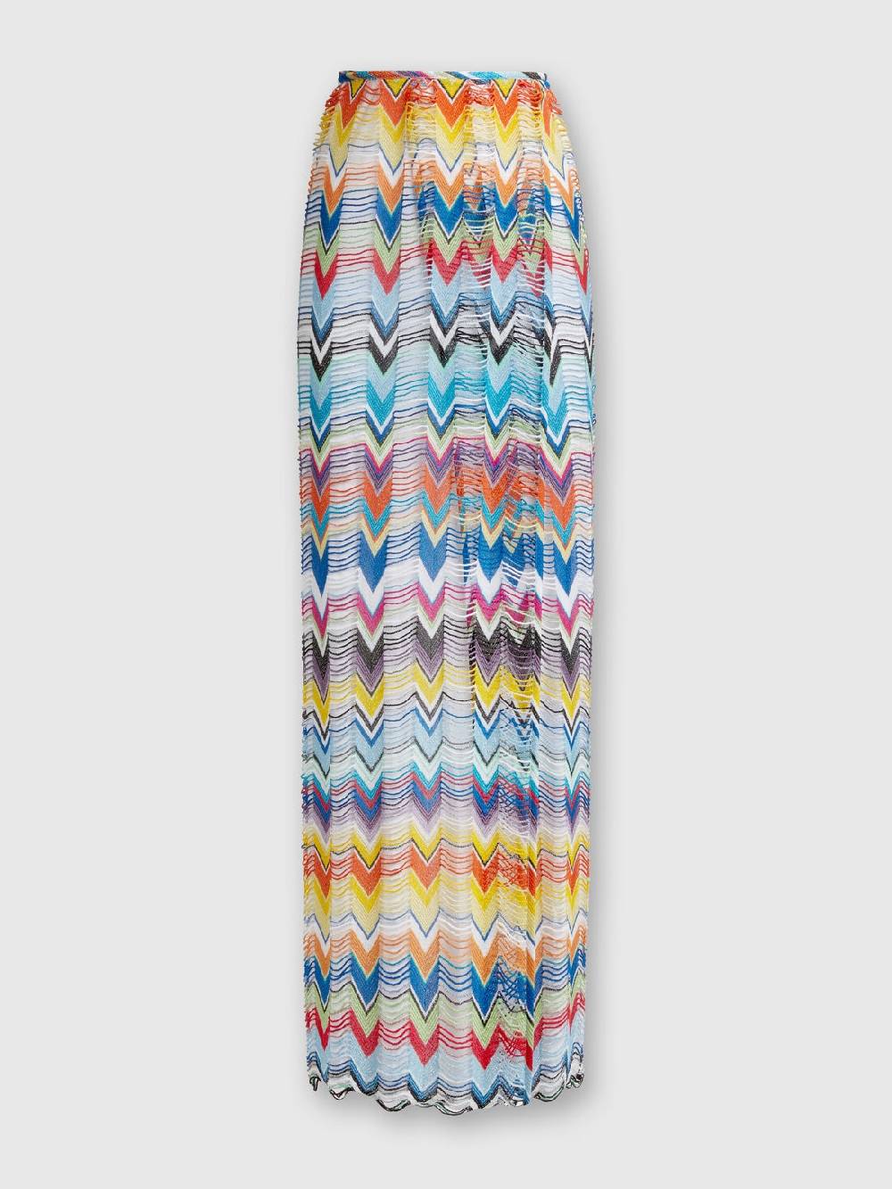 Missoni Gonna copricostume lunga a trama larga con lurex 50% di sconto per tempo limitato
