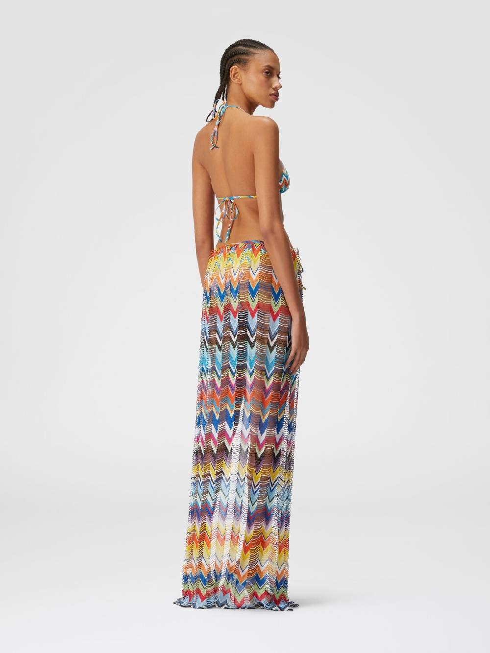 Missoni Gonna copricostume lunga a trama larga con lurex 50% di sconto per tempo limitato