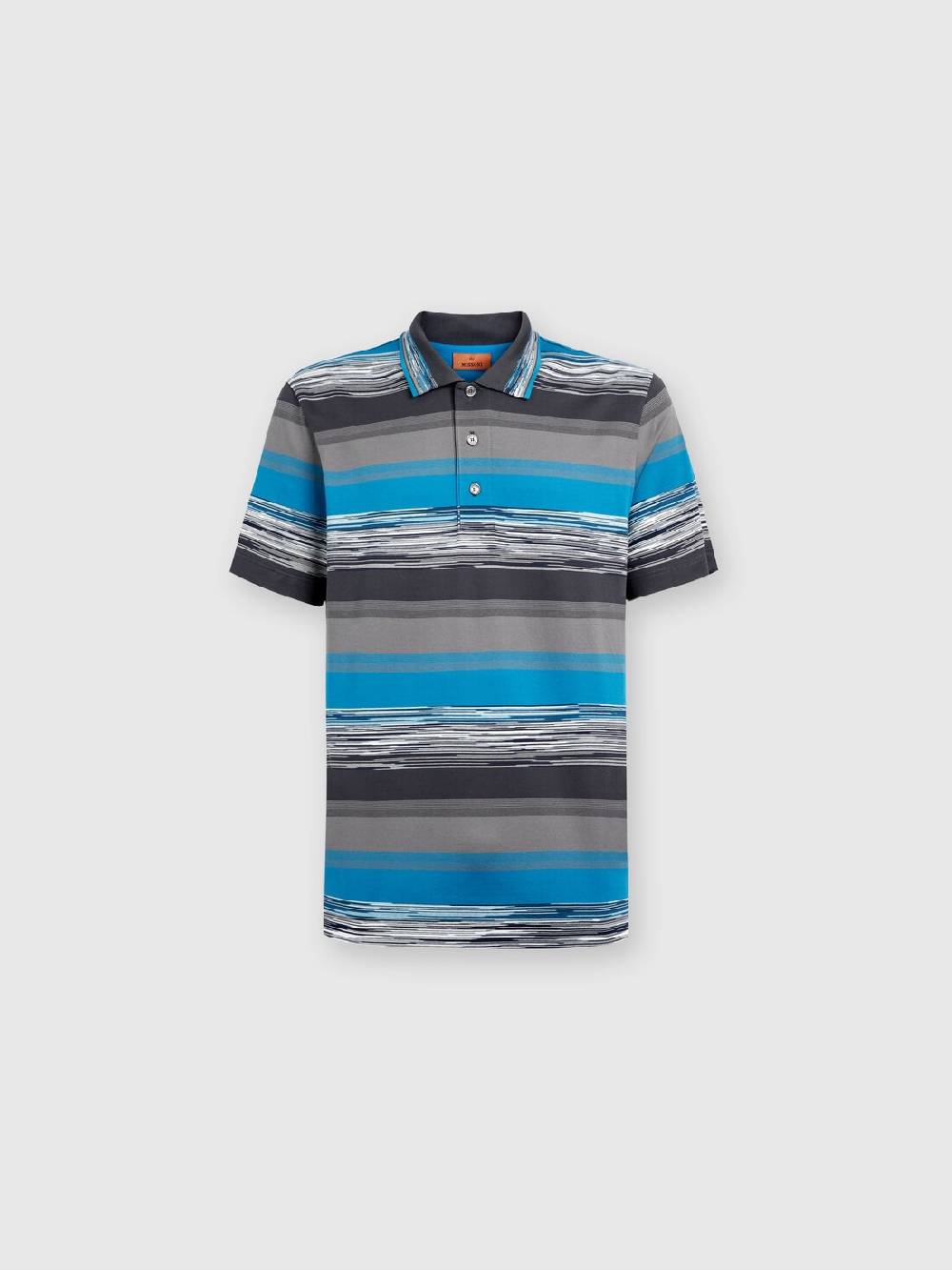 Missoni Polo in jersey di cotone a righe sfumate 2025