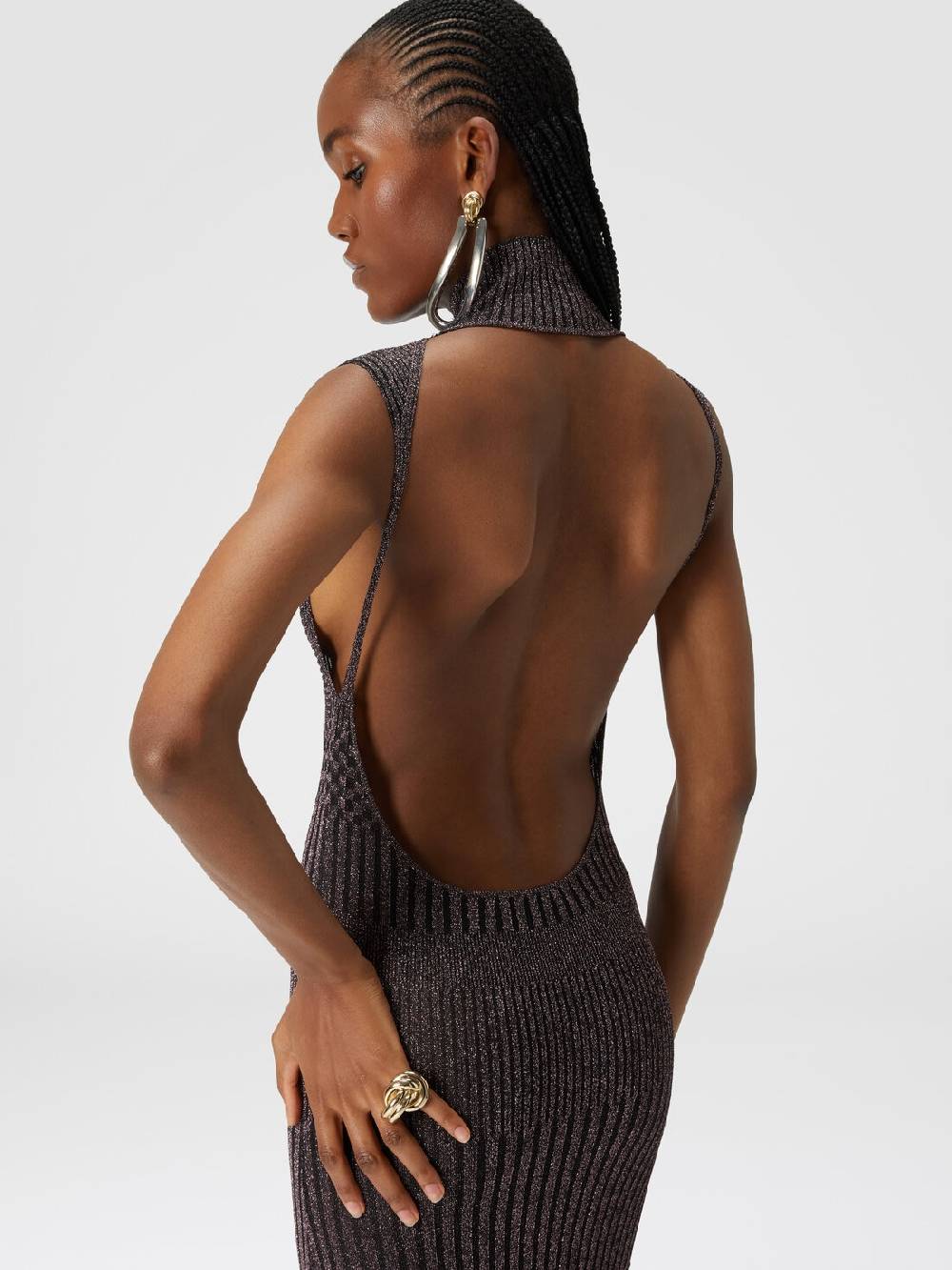 Missoni Abito lungo senza maniche con schiena nuda Italy