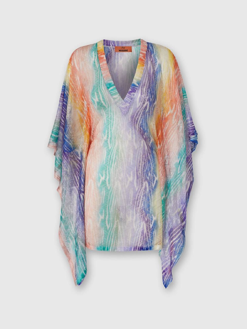 Missoni Caftano copricostume corto stampa tie-dye Soddisfazione Garantita