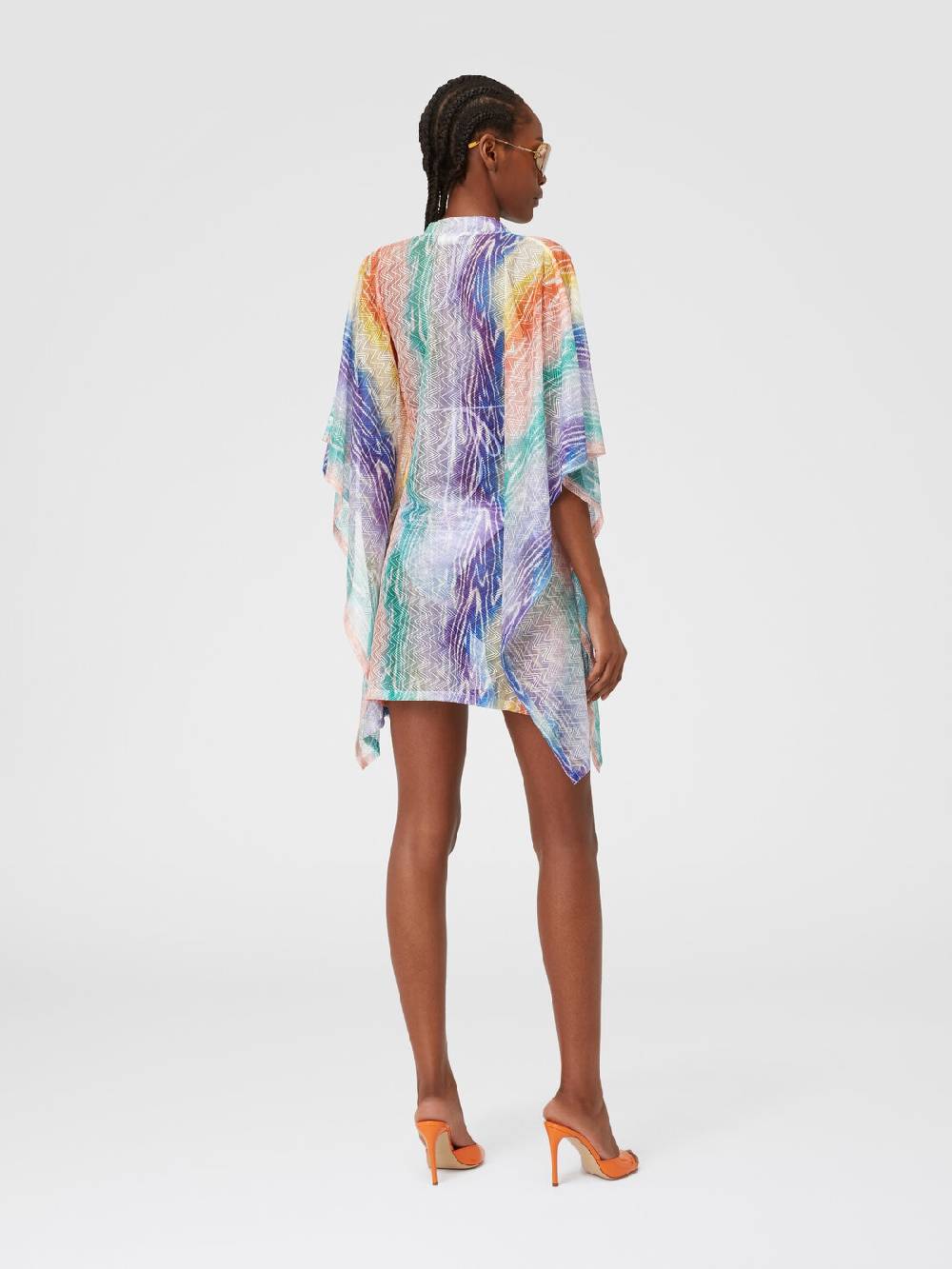Missoni Caftano copricostume corto stampa tie-dye Soddisfazione Garantita