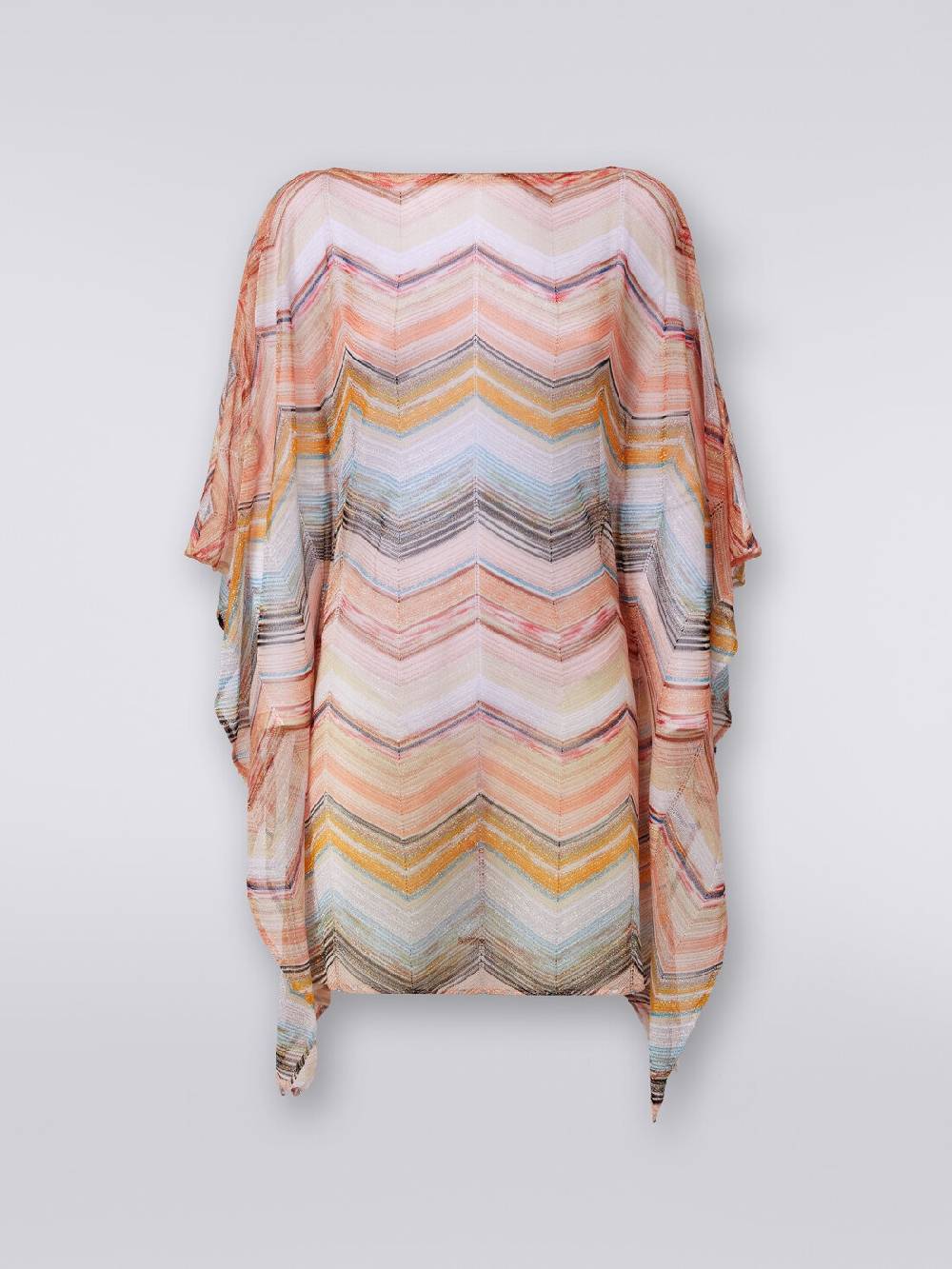 Missoni Caftano copricostume corto in misto viscosa zig zag con lurex Negozi Online