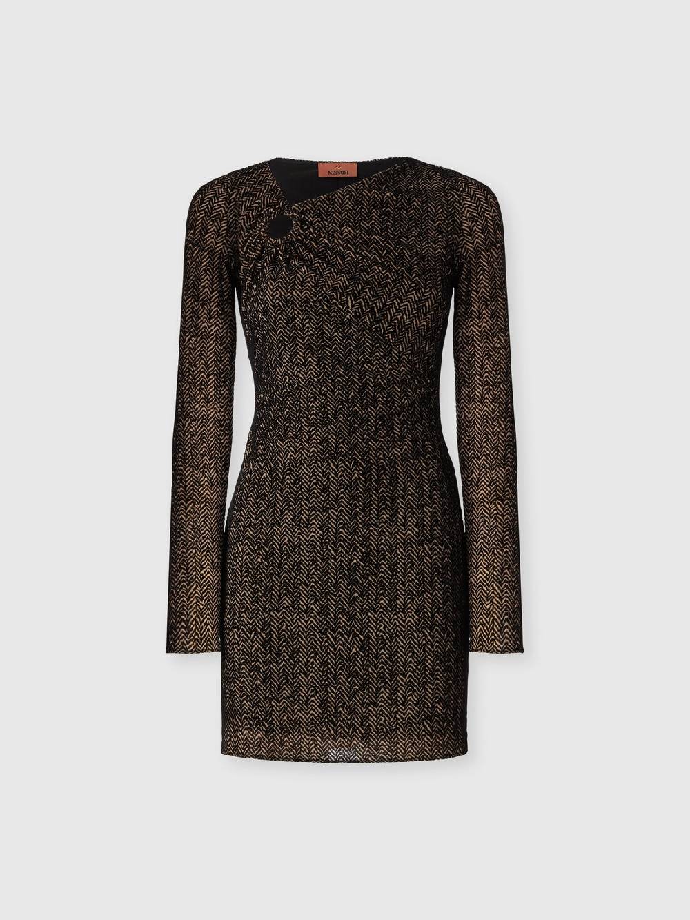 Missoni Mini-abito in tulle con scollatura arricciata Prezzo Ridotto