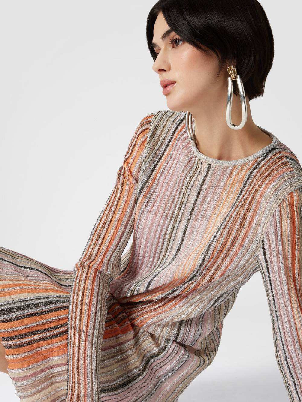 Missoni Abito plissée parzialiazzato con paillettes Novità