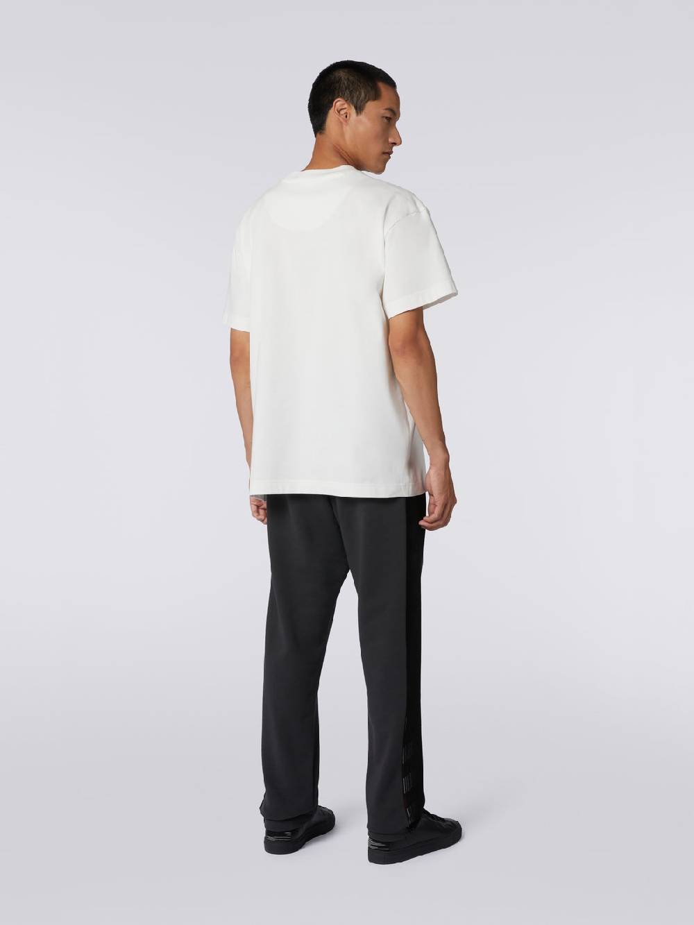 Missoni T-shirt girocollo in cotone con logo in collaborazione con Mike Maignan Economico