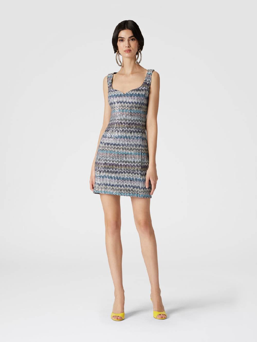 Missoni Mini-abitoin maglia lamé con scollatura a cuore Vendita Calda