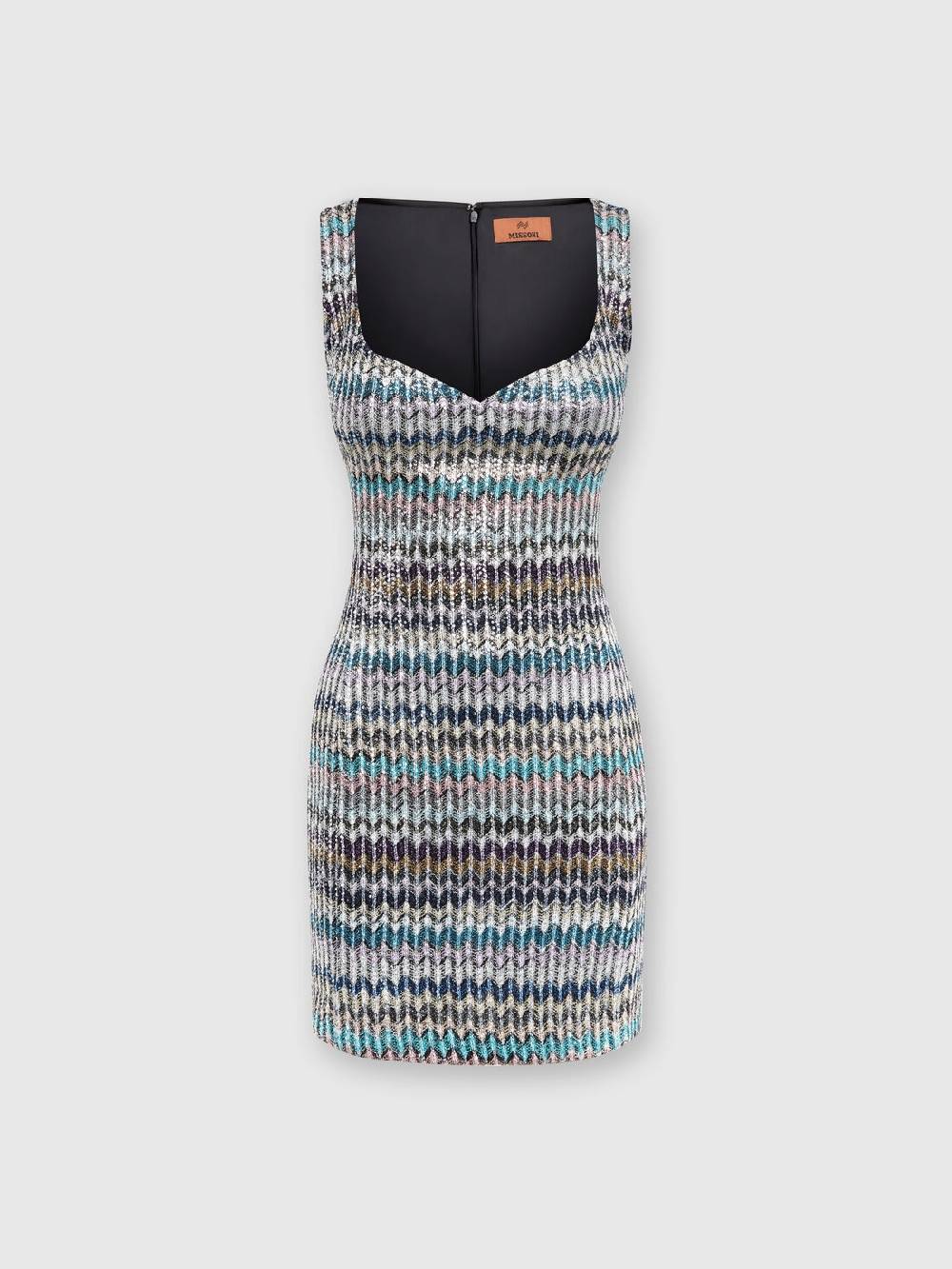 Missoni Mini-abitoin maglia lamé con scollatura a cuore Vendita Calda