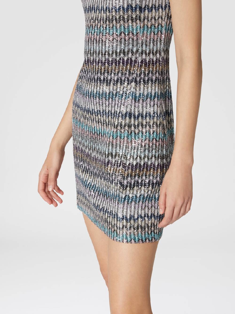 Missoni Mini-abitoin maglia lamé con scollatura a cuore Vendita Calda