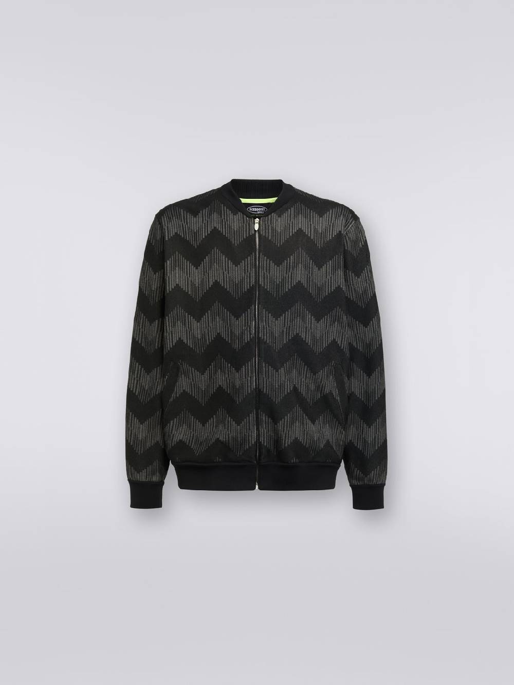 Missoni Bomber in misto cotone zig zag in collaborazione con Mike Maignan Prezzo di fabbrica