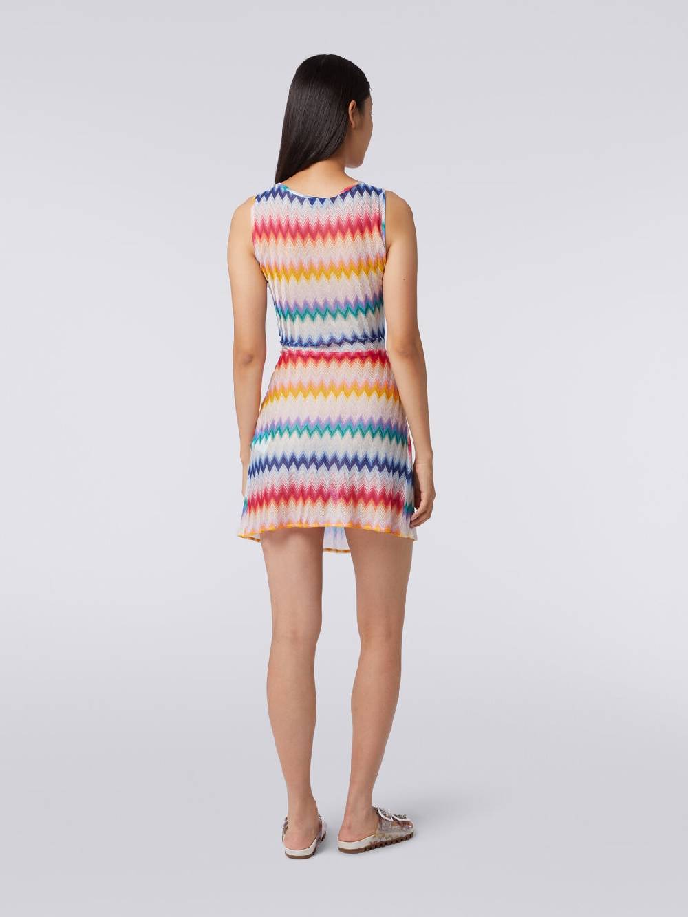 Missoni Copricostume corto con scollatura torchon e stampa zig zag Offerta speciale