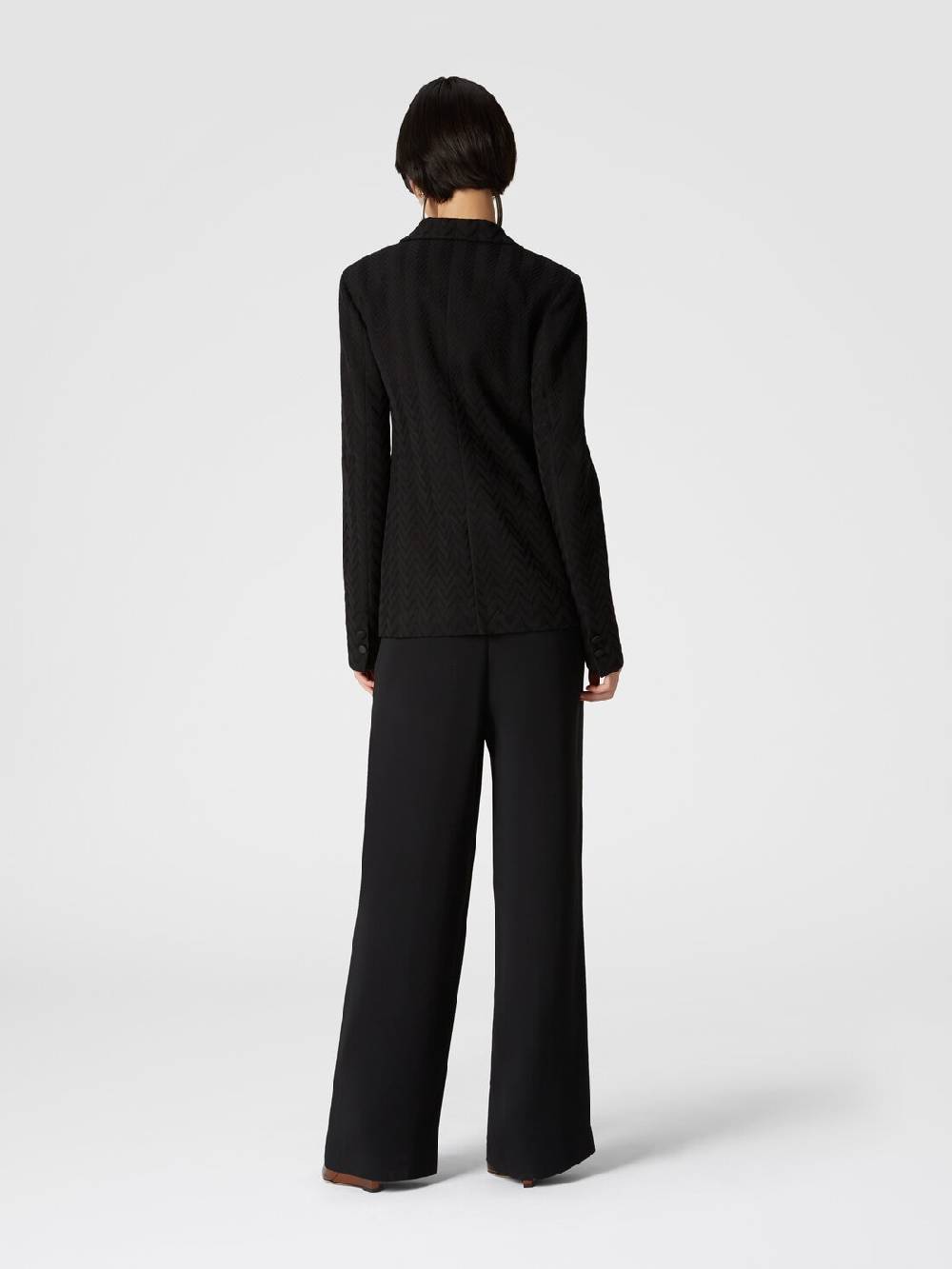 Missoni Blazer chevron con dettagli in raso Cyber Monday