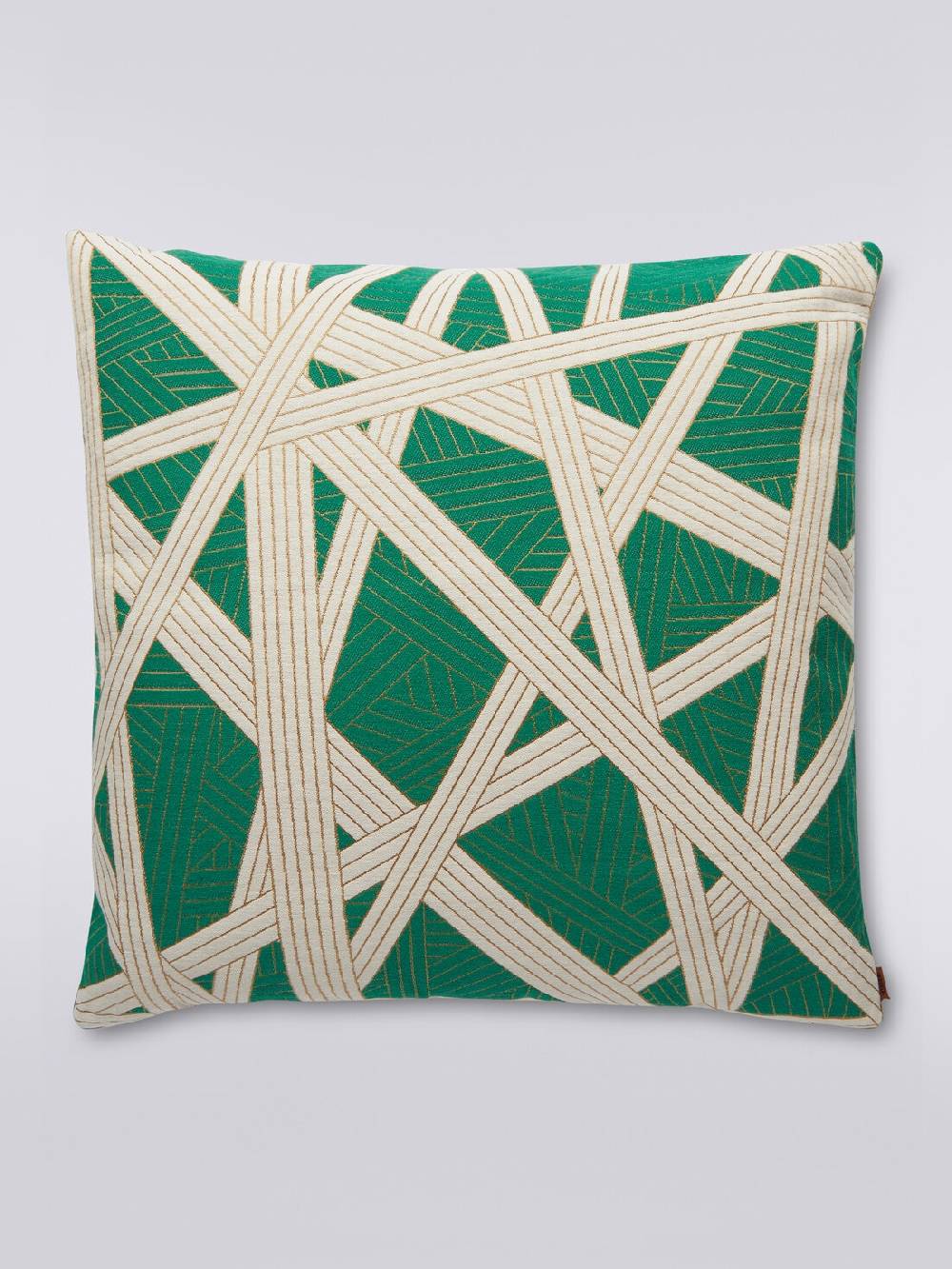 Missoni Cuscino Nastri 60x60 cm con impunture a contrasto Offerta Pasqua