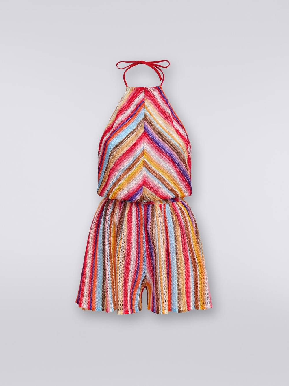 Missoni Tuta shorts in crochet con scollatura all'americana Smaltimento dello stoccaggio