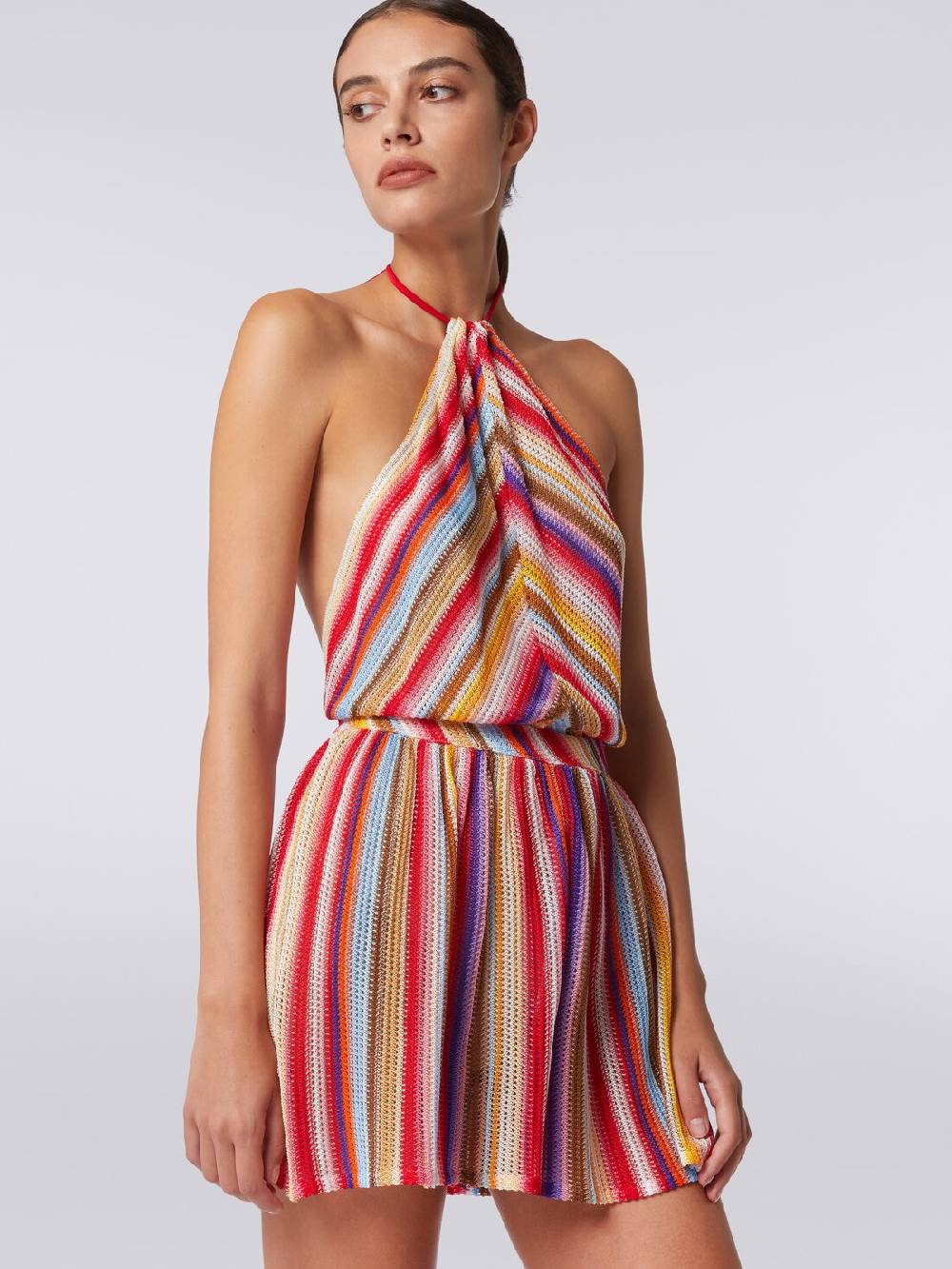 Missoni Tuta shorts in crochet con scollatura all'americana Smaltimento dello stoccaggio