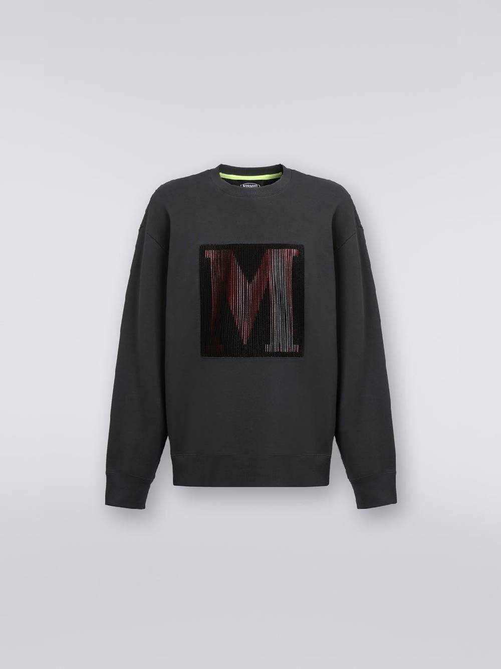 Missoni Felpa girocollo in cotone con macro-logo in collaborazione con Mike Maignan Lightning offer