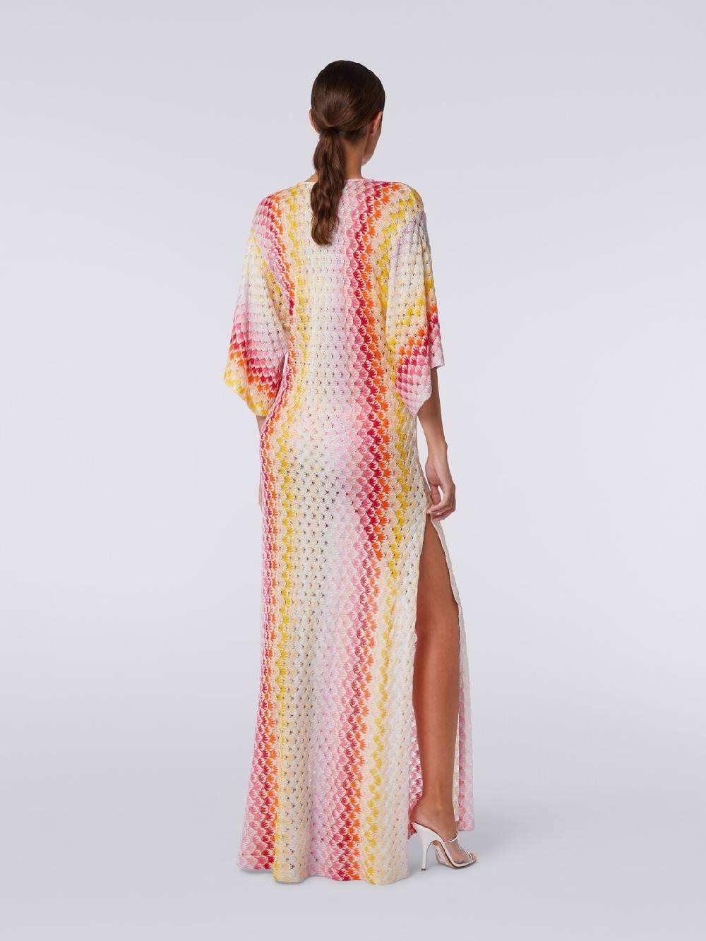 Missoni Caftano copricostume lungo effetto pizzo dégradé con lurex Super Saving Price