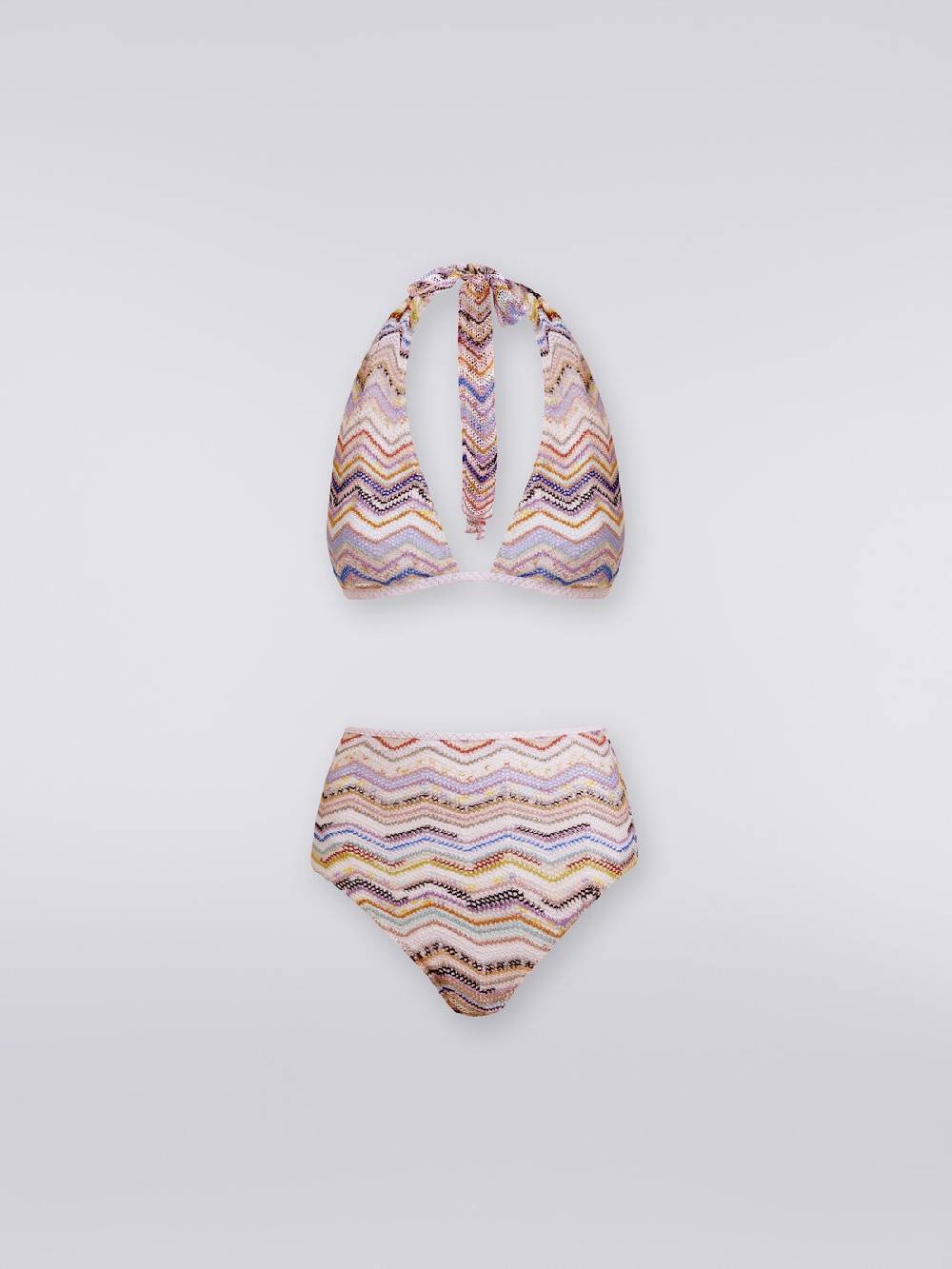 Missoni Bikini in crochet con lurex e slip a vita alta Ritorno libero