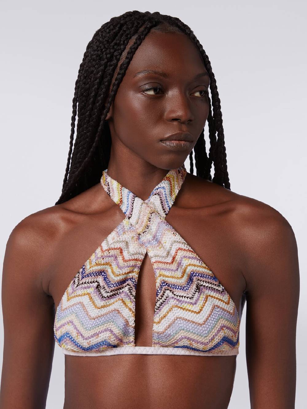 Missoni Bikini in crochet con lurex e slip a vita alta Ritorno libero