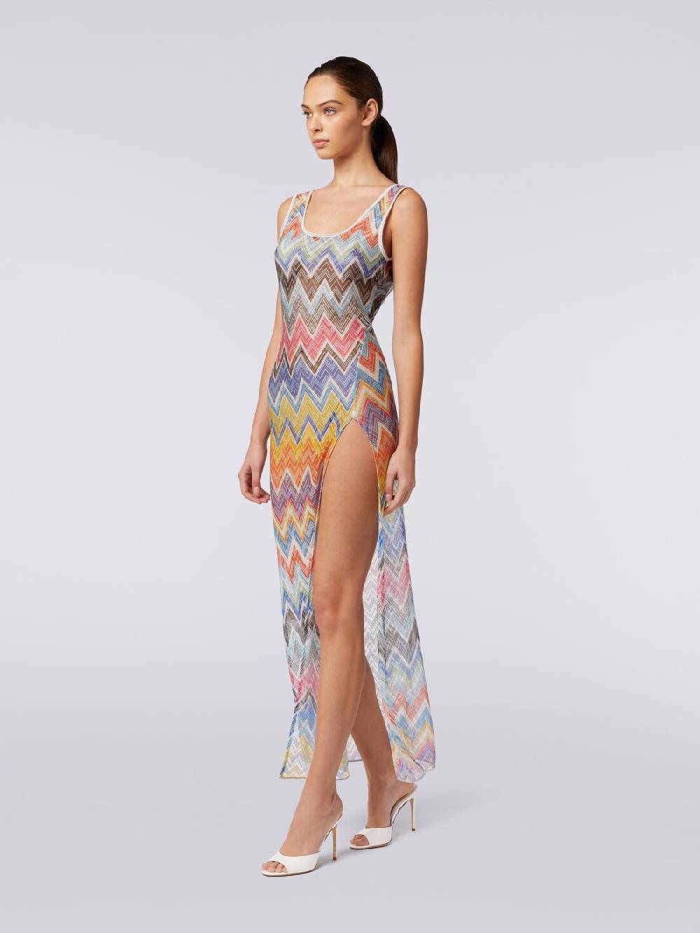 Missoni Copricostume lungo stampa zig zag con lurex Rilascio limitato