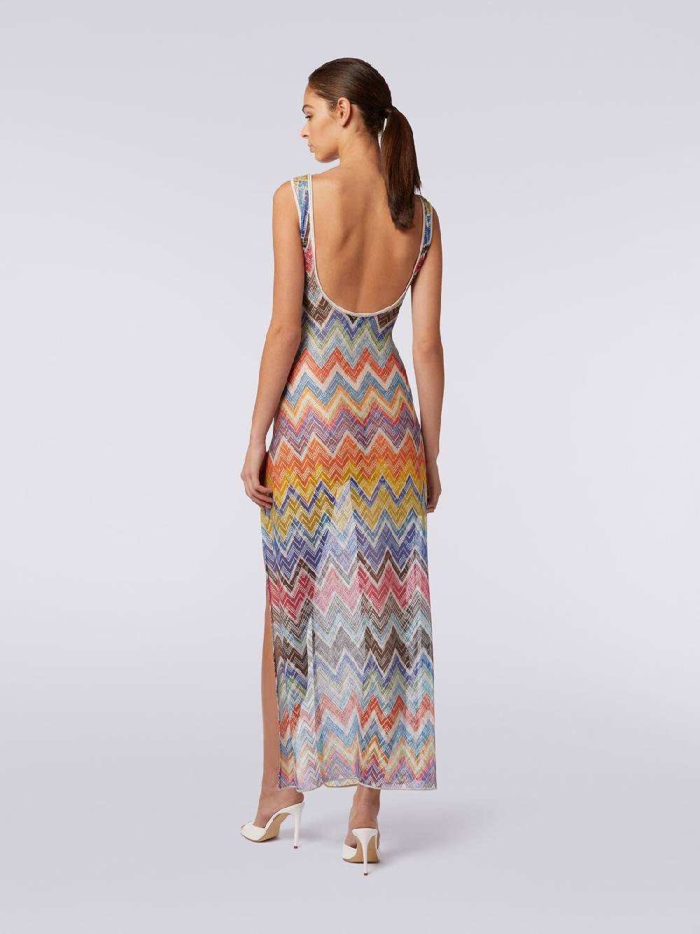 Missoni Copricostume lungo stampa zig zag con lurex Rilascio limitato
