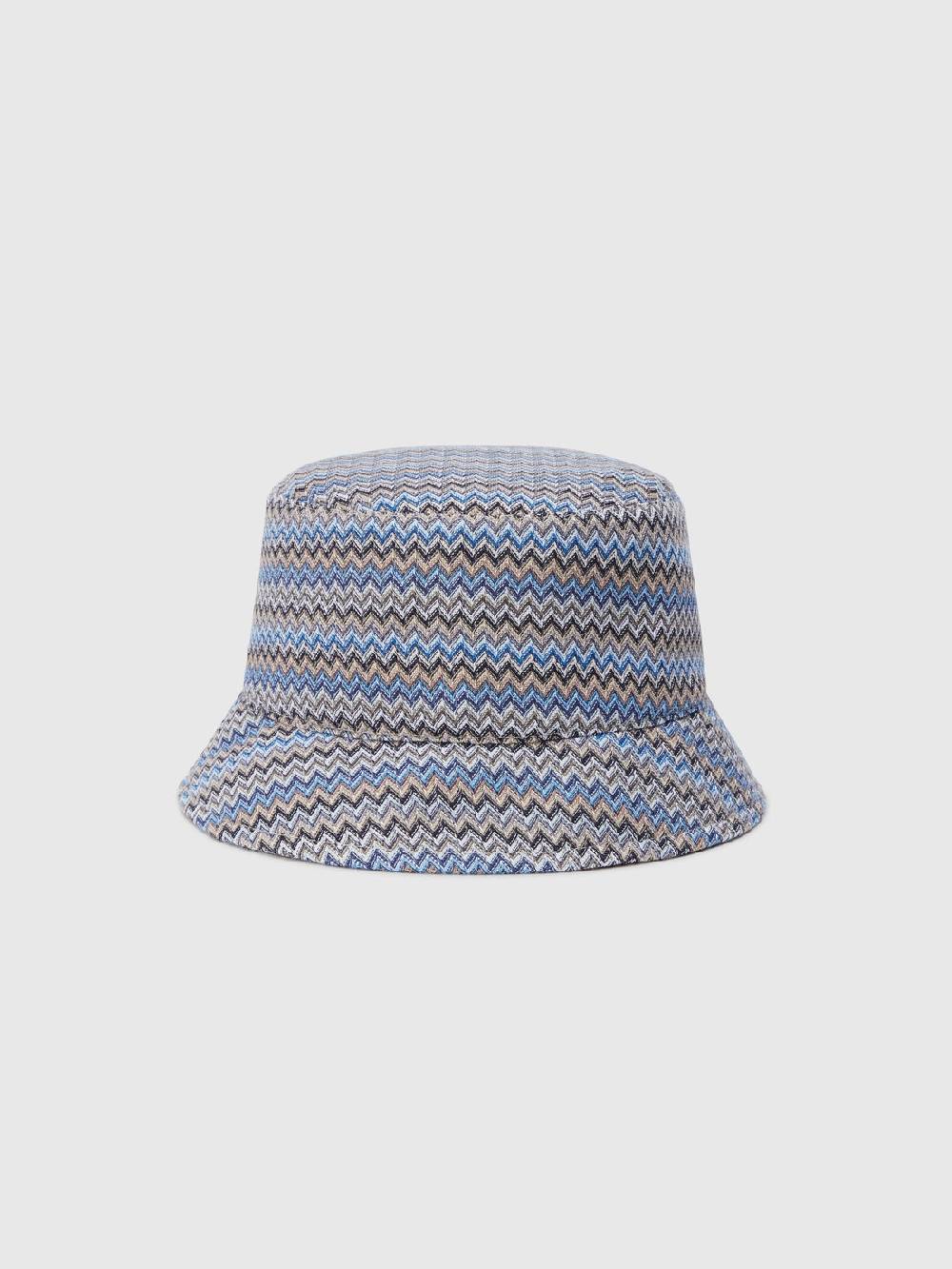 Missoni Bucket hat in viscosa e cotone zig zag Latest stili