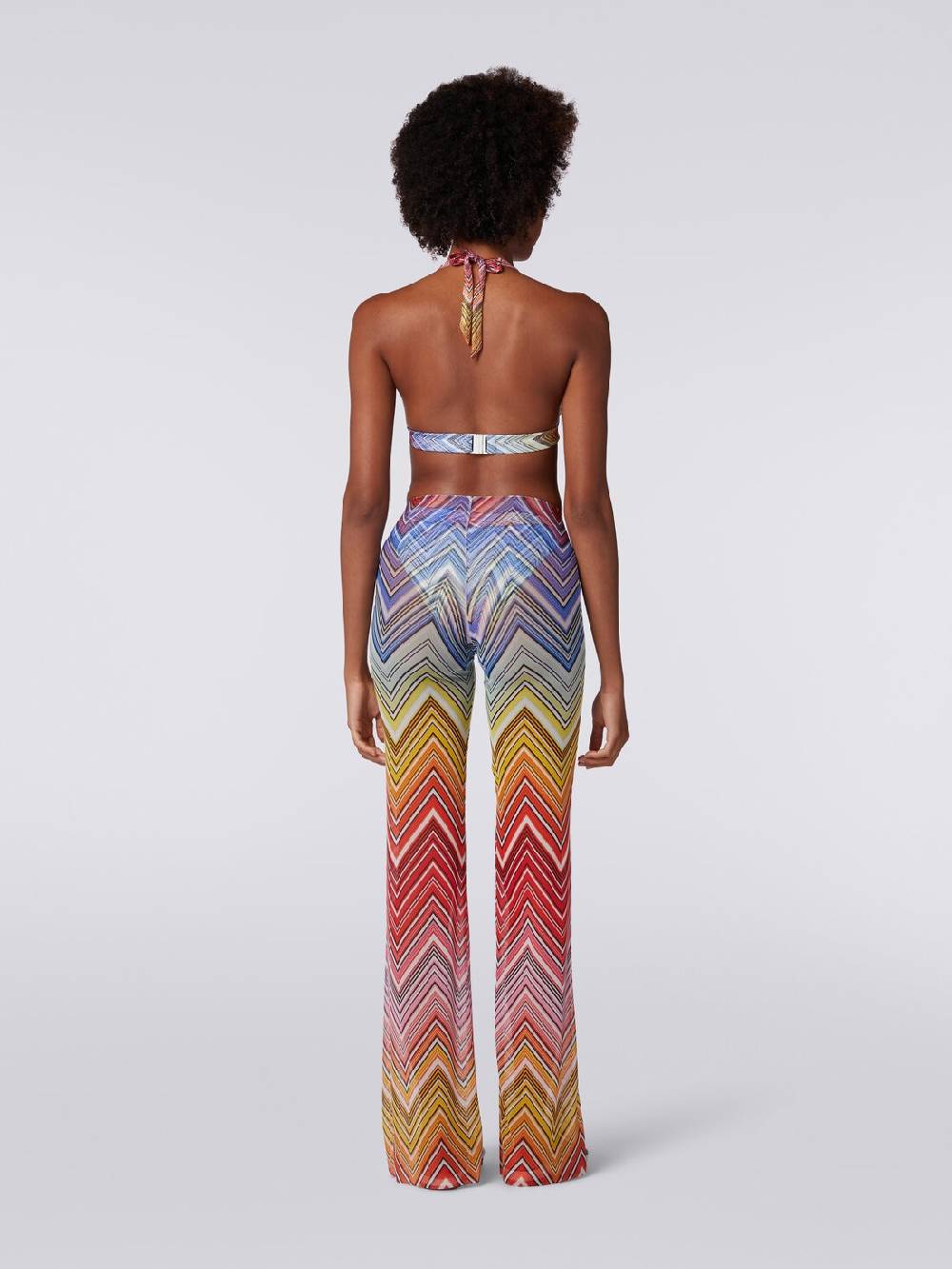 Missoni Pantaloni copricostume in tulle stampa zig zag Offerta speciale della fabbrica