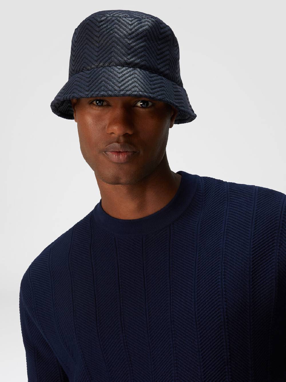 Missoni Bucket hat in cotone e viscosa chevron Discount Store per i nuovi prodotti