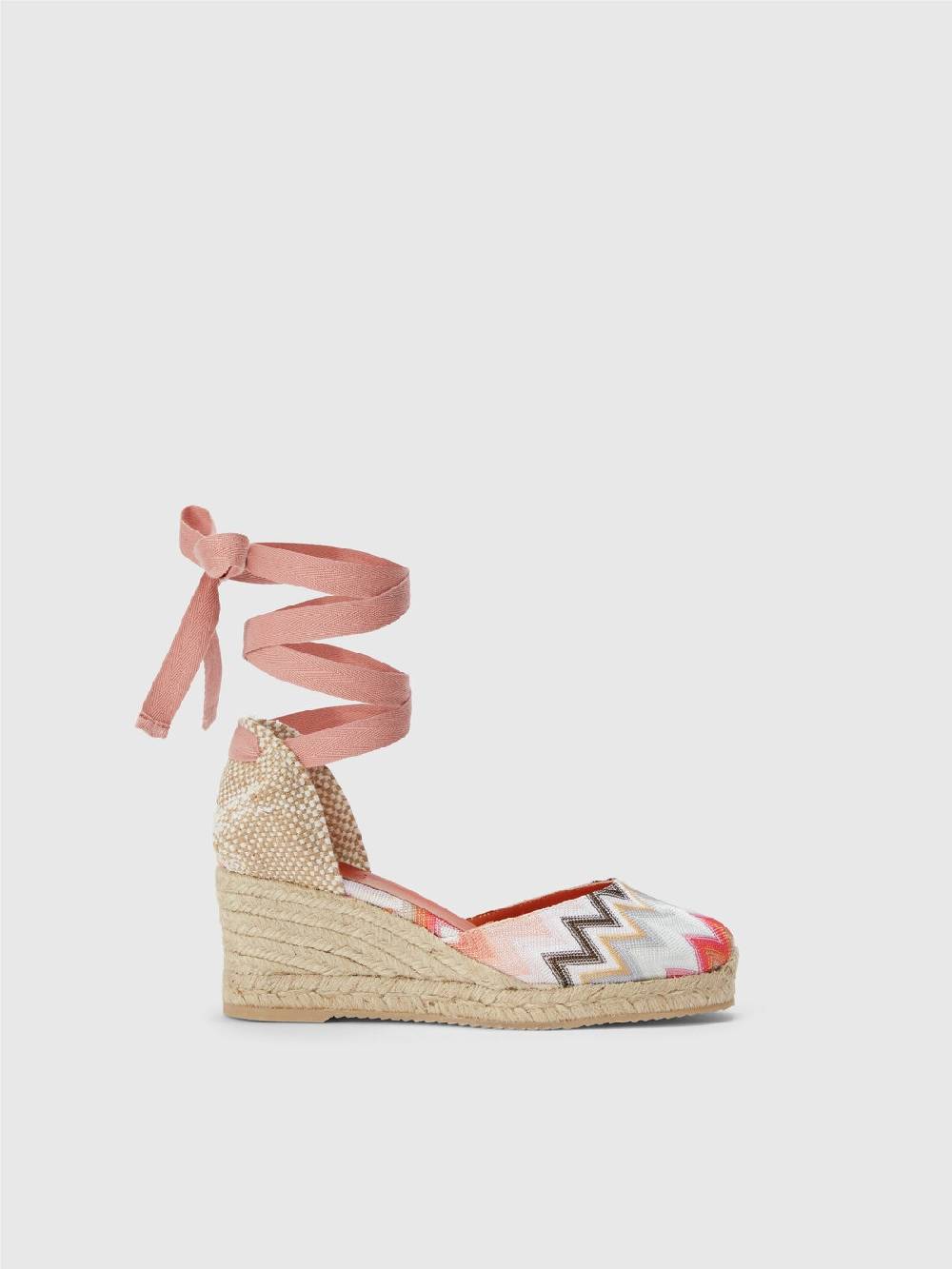 Missoni Espadrilles con tomaia in tessuto chevron e zeppa Qualità Garantita