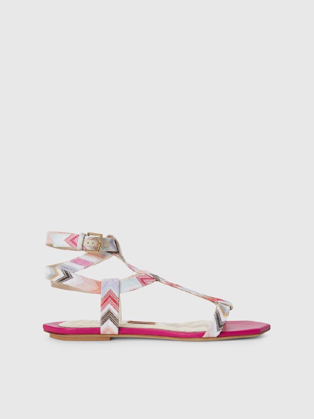 Missoni Sandali bassi in tessuto zig zag Acquista Ora