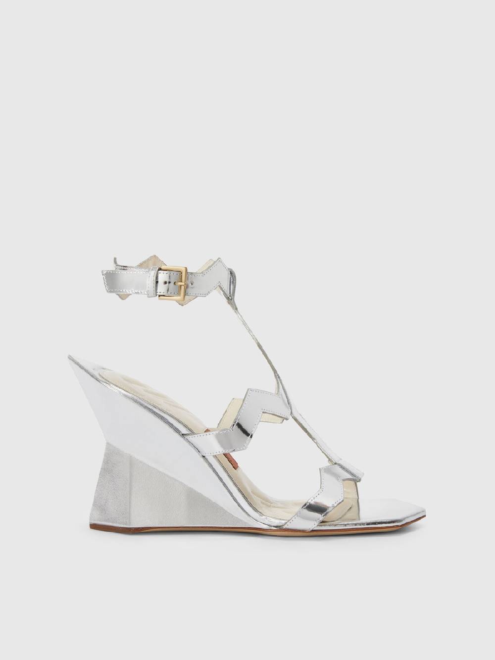 Missoni Sandali con doppia fascia in vernice effetto specchio Promozione Limitata