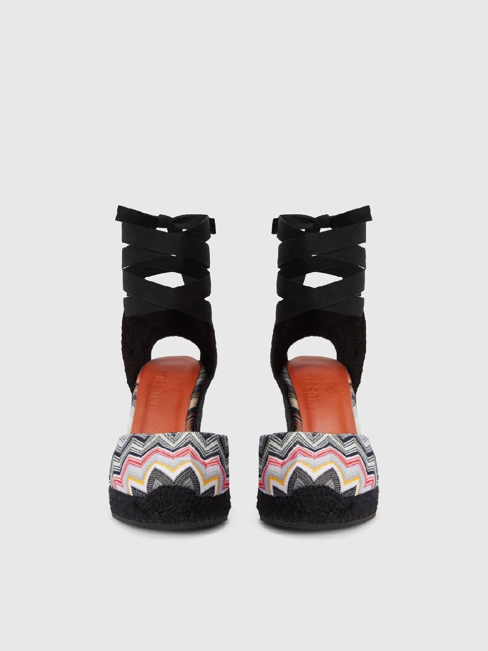 Missoni Espadrilles con tomaia in tessuto chevron e zeppa Affare Del Giorno