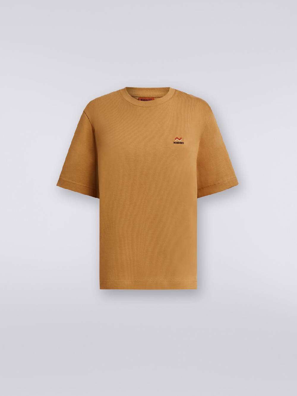 Missoni T-shirt girocollo in cotone con ricamo e logo Hotsell